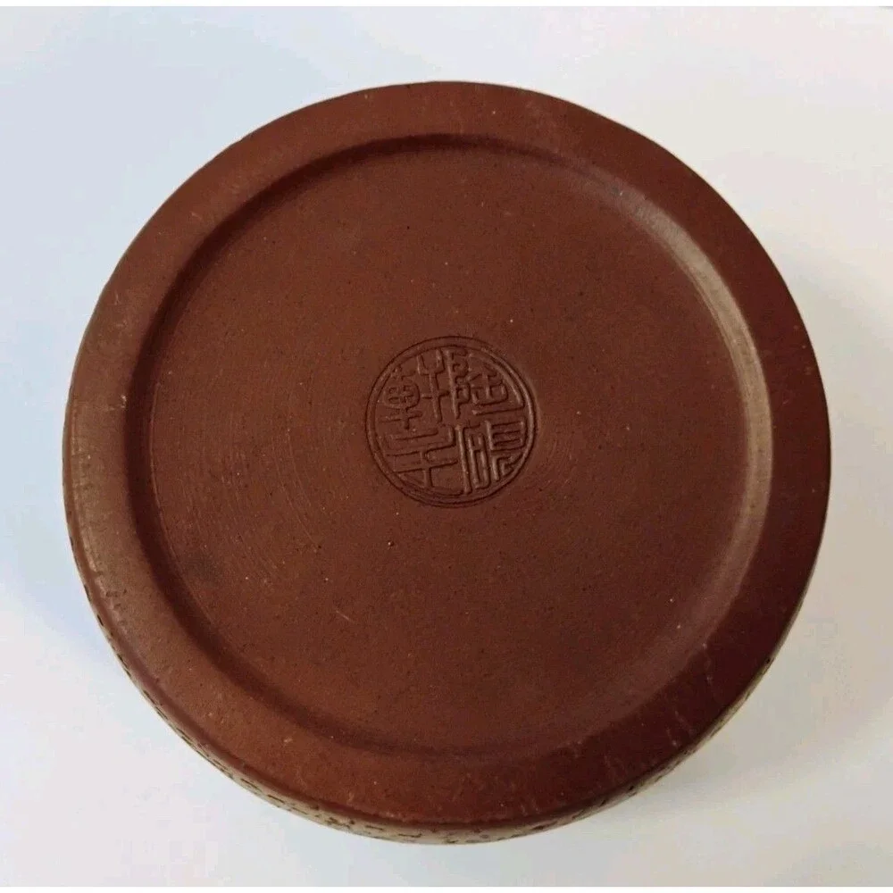 Gao Jianfang Style Yixing Zisha Clay Tea Canister Jar Lidded Caddy Studio Mark